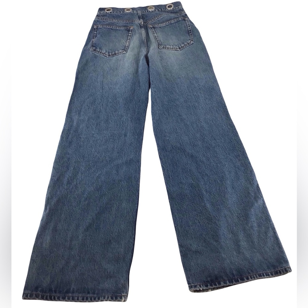 Reformation Dark Blue Flare Jeans - Picture 2 of 5